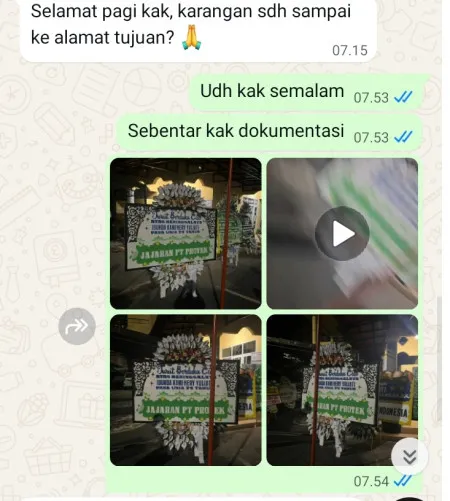 Pengiriman Papan Bunga Selamat Medansatria