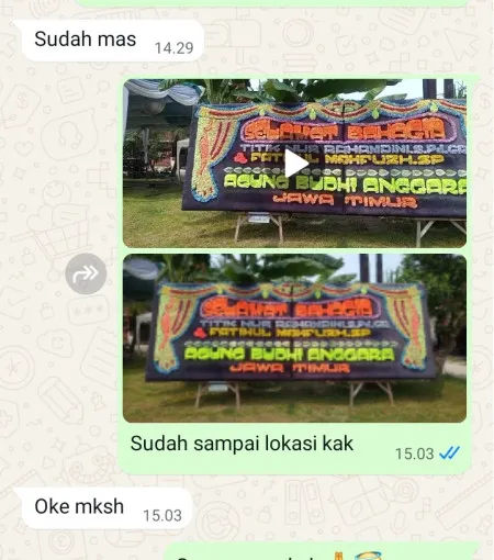 Pengiriman Papan Bunga Medansatria